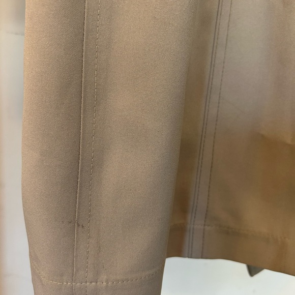 VTG Faux Fur London Fog Trench Coat. - Picture 7 of 10